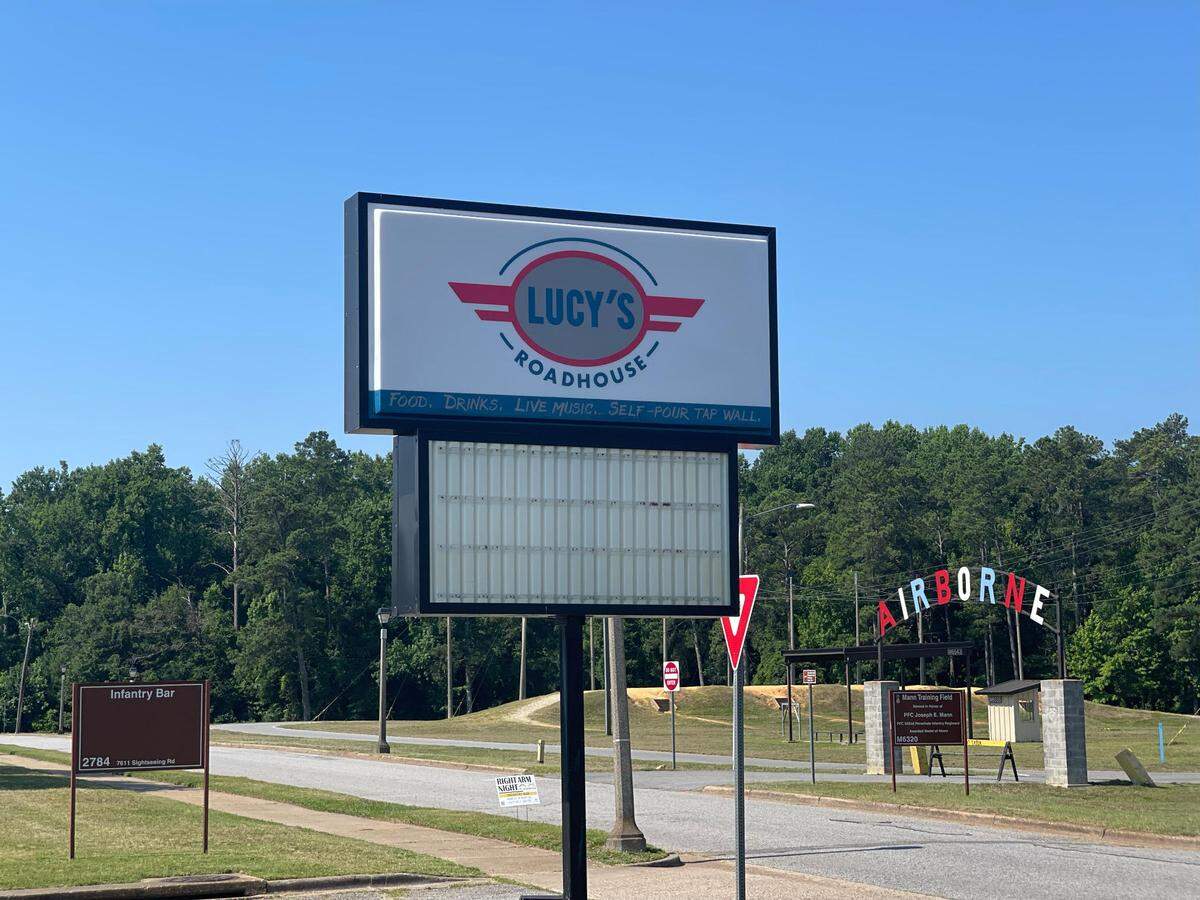 Lucy’s Roadhouse is a full-service restaurant that hopes to be a hub for dining and entertainment for the Fort Moore community.