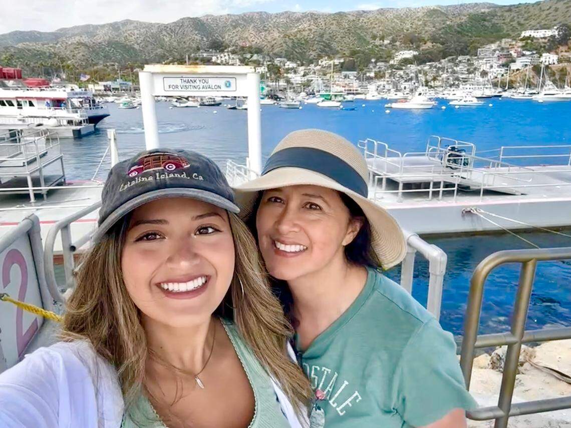 Gisele Lara and Rebecca Lara pose for a photo while on vacation. Gisele was killed on Aug. 18, 2023 in an apparent murder-suicide on Columbus State University’s main campus.
