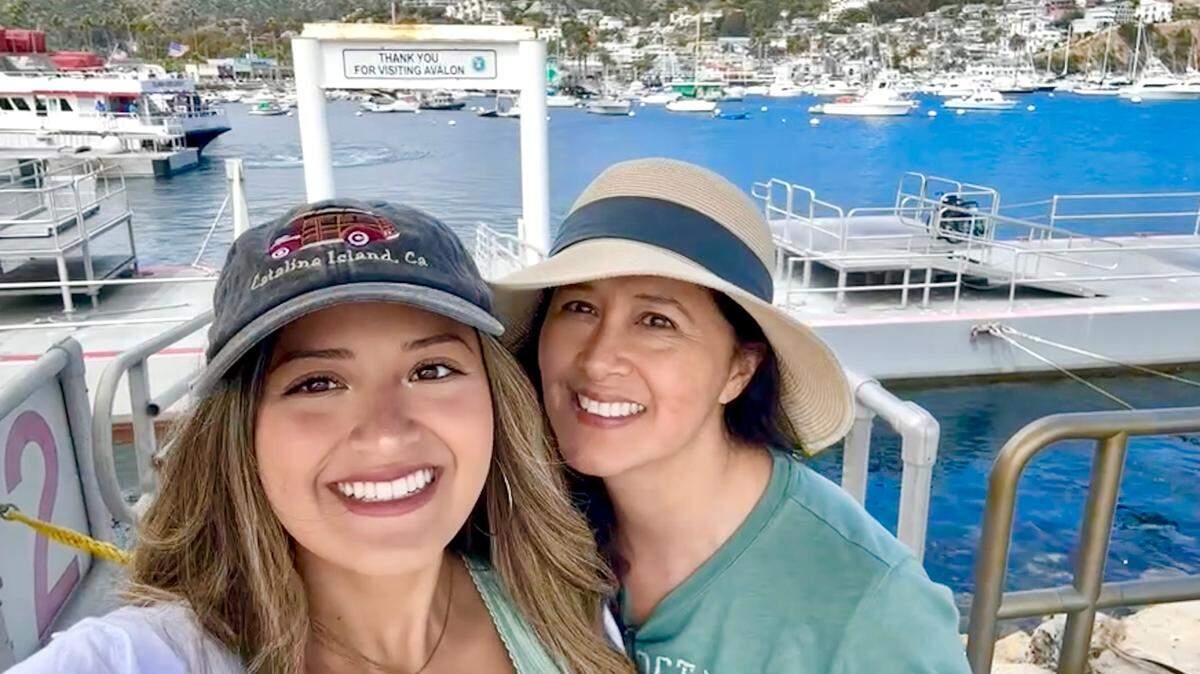 Gisele Lara and Rebecca Lara pose for a photo while on vacation. Gisele was killed on Aug. 18, 2023 in an apparent murder-suicide on Columbus State University’s main campus.