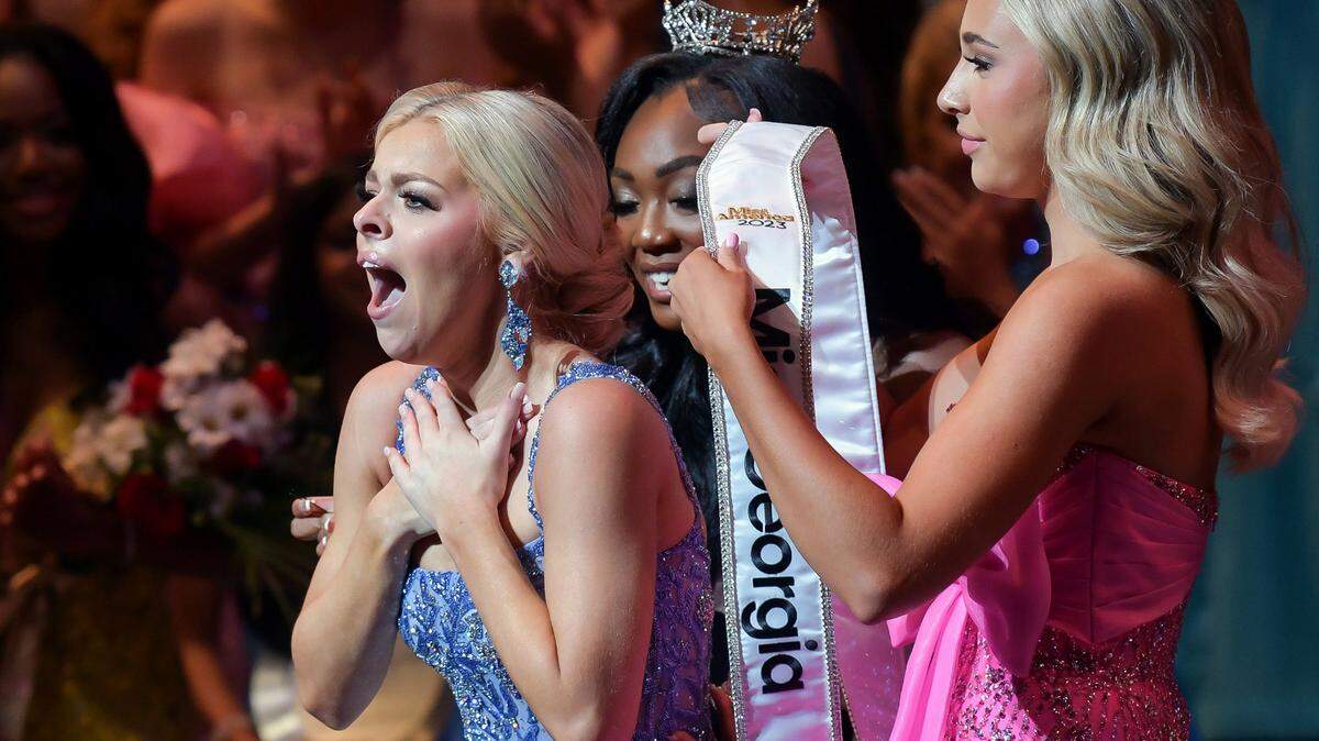 Miss Capital City Tara Schiphof was crowned Miss Georgia 2023 by 2022 Miss Georgia Kelsey Hollis and 2022 Miss Georgia’s Teen Anna Kate Robinson Saturday night during the finals of the 2023 Miss Georgia Scholarship Competition. 06/17/2023