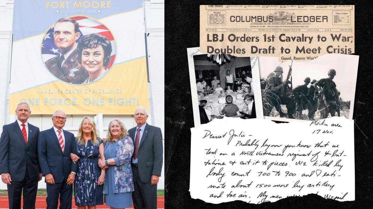 The son of Hal and Julie Moore shares thoughts on the possibility of Fort Moore’s name being changed again.