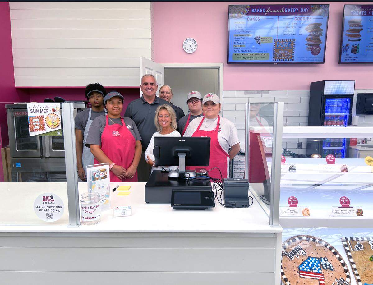 There’s now a Great American Cookies location at Peachtree Mall in Columbus, Georgia.
