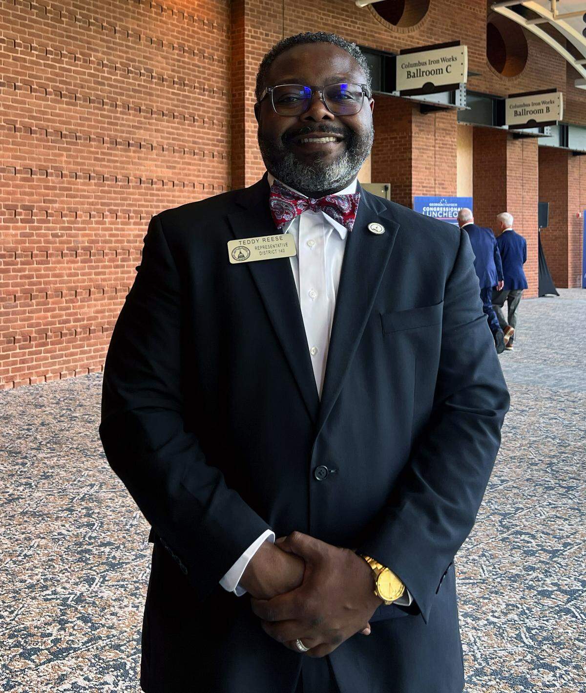 State Rep. Teddy Reese (D-Columbus) attends the 2025 Congressional Luncheon hosted by the Georgia Chamber of Commerce at the Columbus Convention & Trade Center on Aug. 20, 2025.