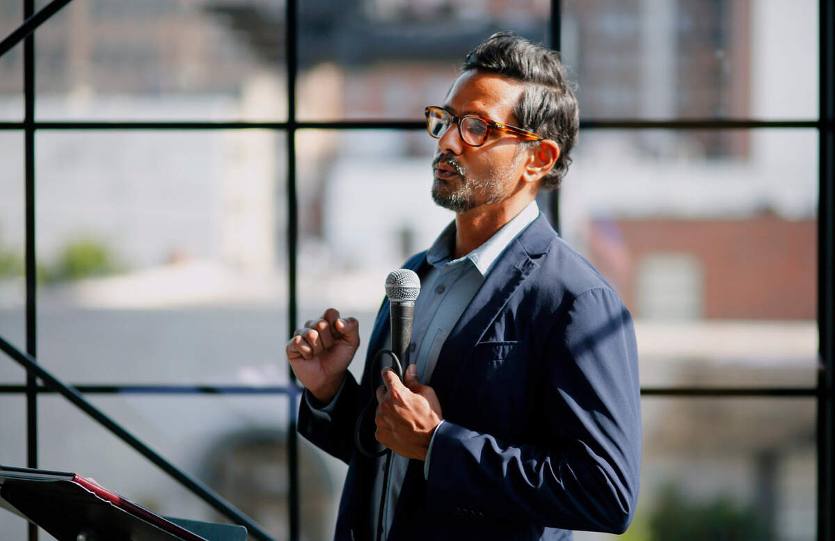 This is a file photo of Alap Shah, the lead organizer of a TEDx Bibb City event in 2024.