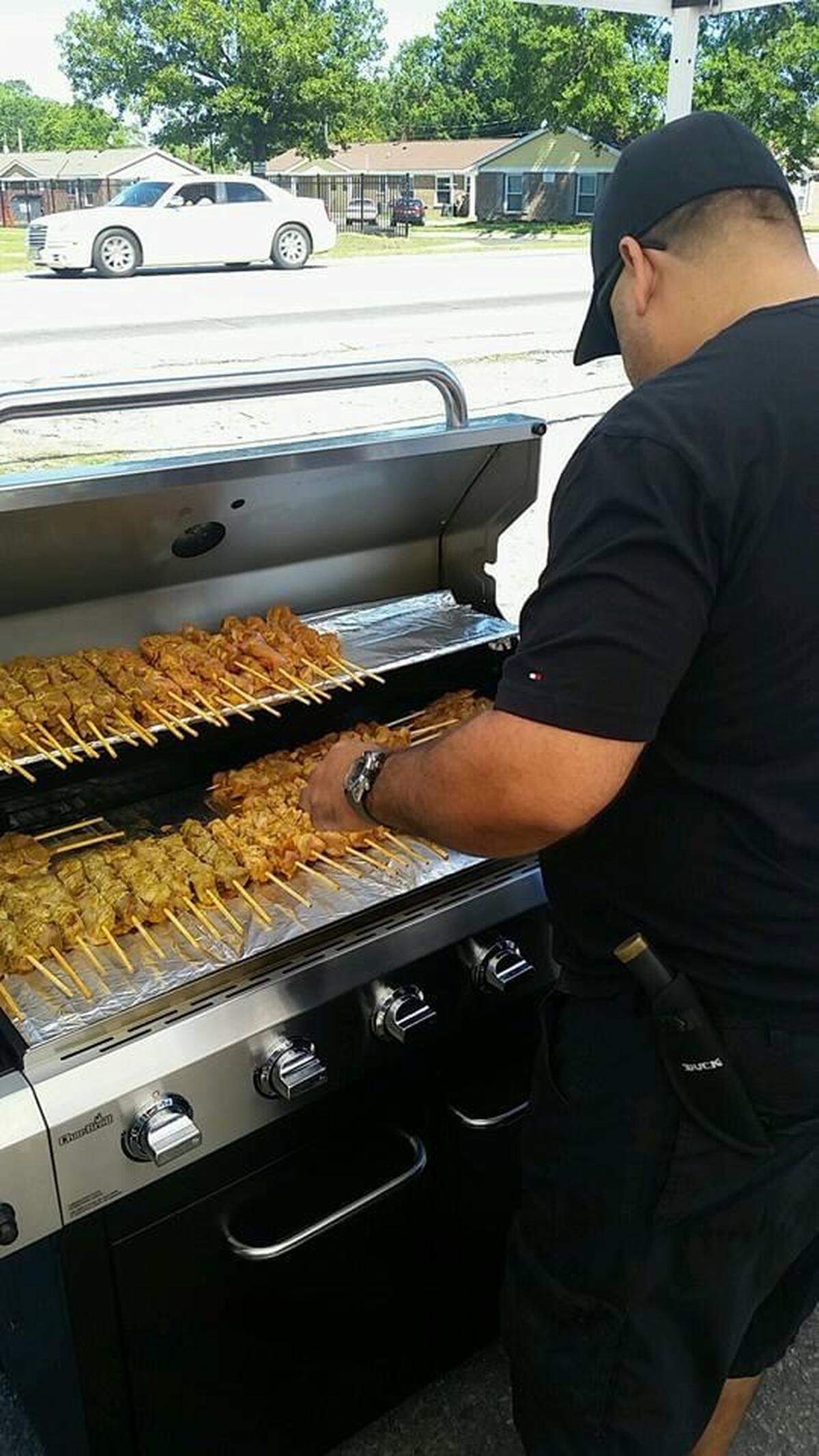 Federico Veguilla began grilling and selling kebabs on Fort Benning Road in 2016. He now owns and operates La Garita Restaurant & Bakery