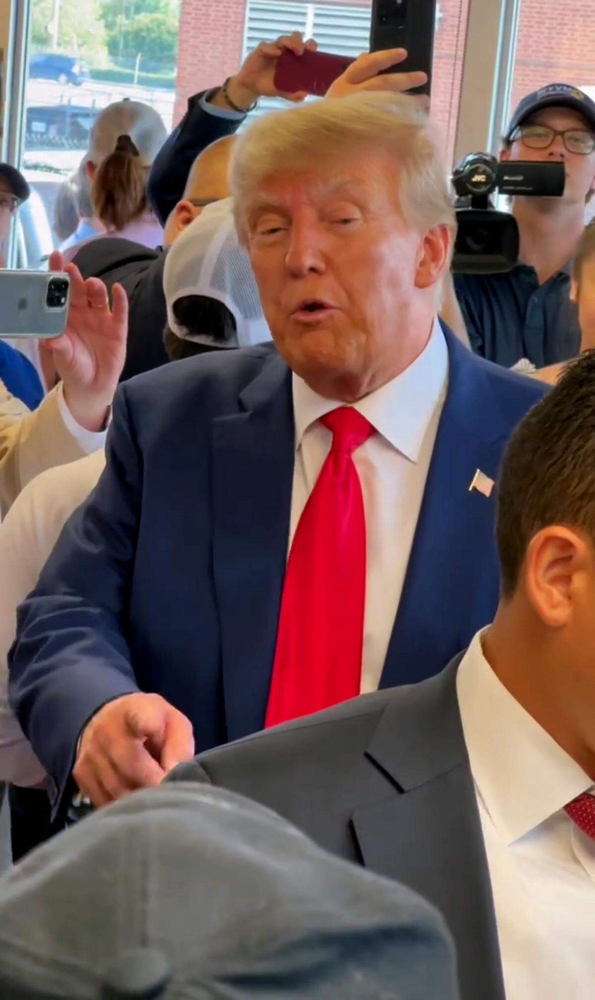 Mary Heisey, owner of Ruth Ann’s said the restaurant was considered for a possible visit from former President Donald Trump during his visit to Columbus in 2023 for the state Republican convention. However, Trump instead visited a Waffle House. So, Heisey and some friends went to the Waffle House to see Trump and the meatloaf came along. After Trump got done talking, people with Heisey started yelling out, “President Trump, we made your mom’s meatloaf,” Heisey said.