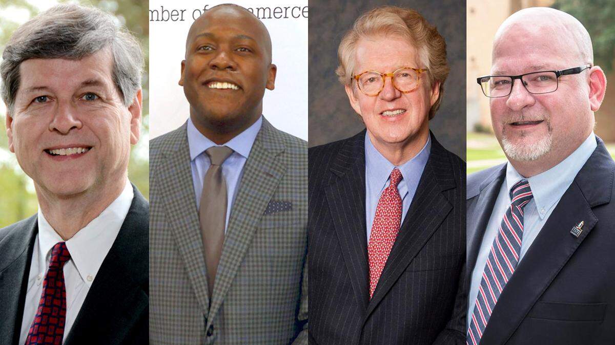 Compilation image Joel Wooten, Jerald Mitchell, Dan Amos and Christopher Markwood, featured in Georgia Trend magazine’s “100 Most Influential Georgians” this year.