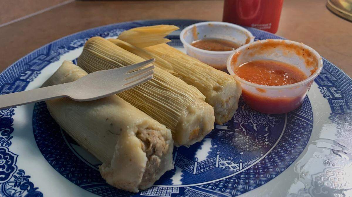 A picture of tamales from It’s Tamale Time in Phenix City.