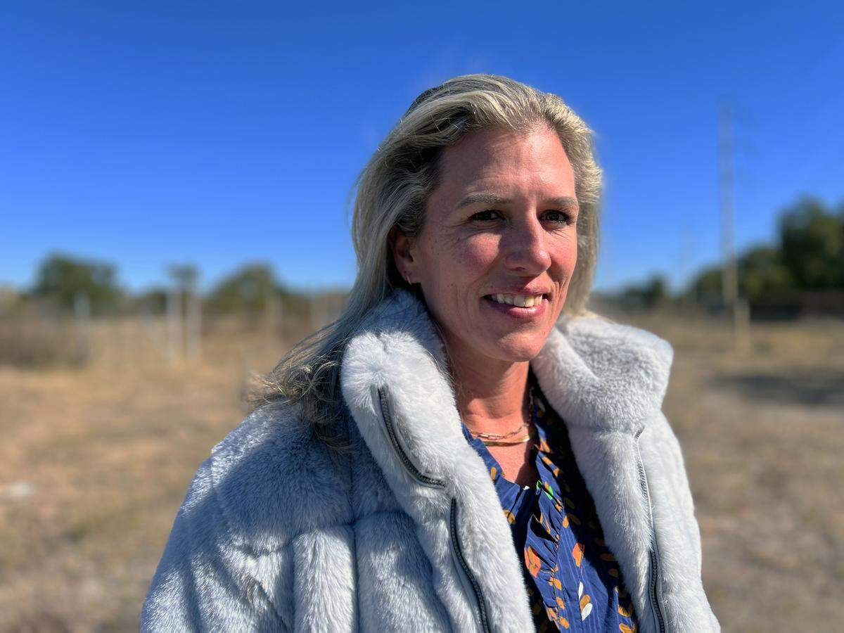 Columbus Councilor Joanne Cogle of District 7, who is running for mayor, discusses the plan for the former Georgia State Farmers Market site in Columbus during a Nov. 11, 2025, interview with the Ledger-Enquirer.