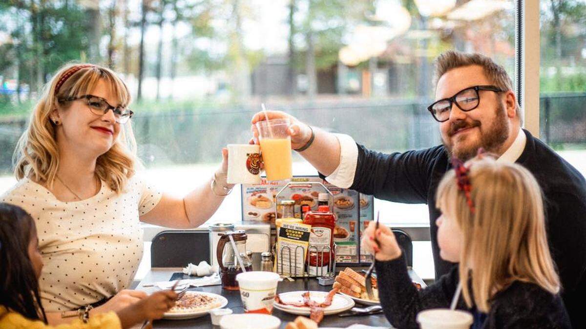 A Helena, Alabama family decided to skip the typical Christmas card photo and go with a photoshoot inside their favorite restaurant: Waffle House. The photoshoot went viral on social media in 2018.