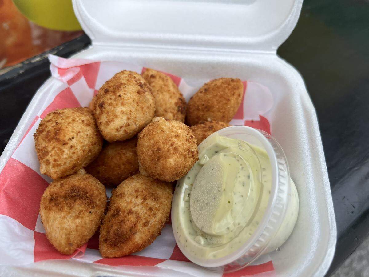 Coxinha is a popular dish at Tobelem’s Table, a food truck offering authentic Brazilian cuisine to Columbus, Fort Benning and the surrounding area.