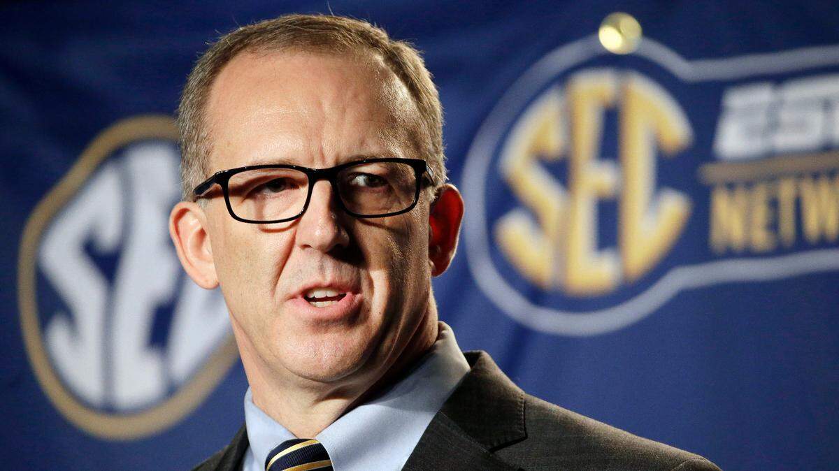 Southeastern Conference commissioner Greg Sankey addressed betting during SEC Media Days on Monday.