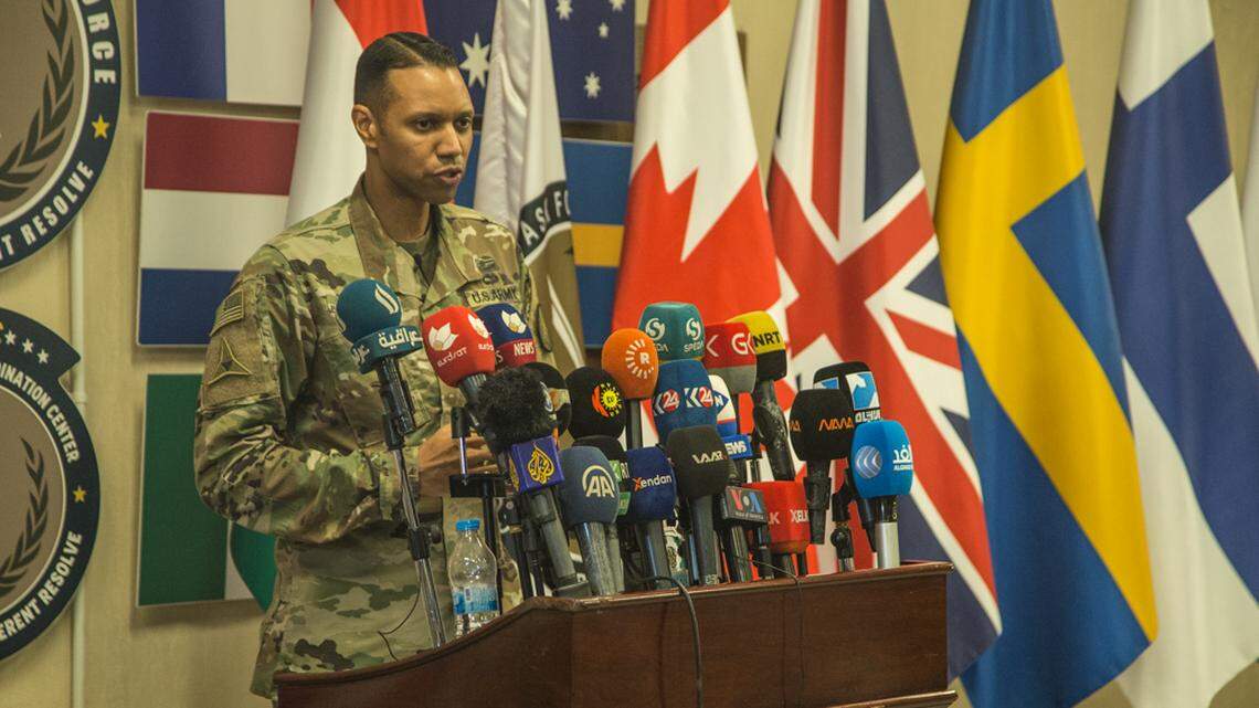 Army colonel with ties to Columbus talks about his role as spokesman of mission to defeat ISIS