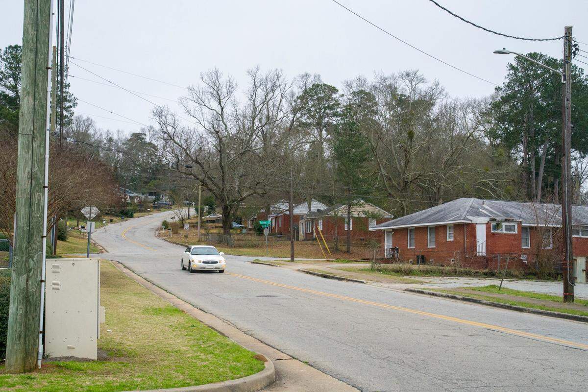 The neighborhood tucked behind Fort Benning Road and Torch Hill Road on Feb. 12, 2021, in Columbus, Ga.