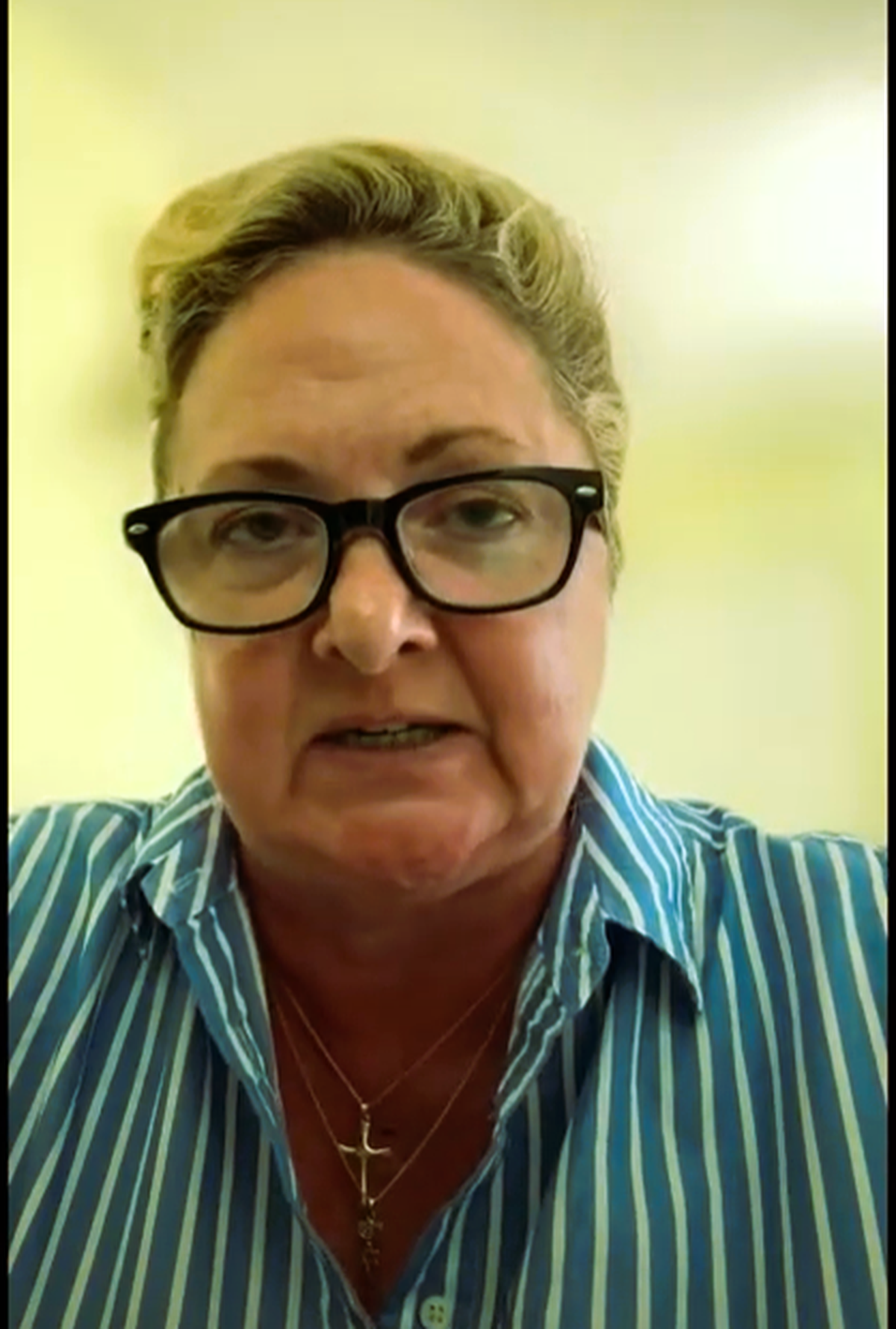 Public Service Commissioner Tricia Pridemore responds to peditricians that came to speak during Georgia Power Integrated Resource Plan hearing on June 26. She insists commissioners should be able to engage with witness and ask questions.
