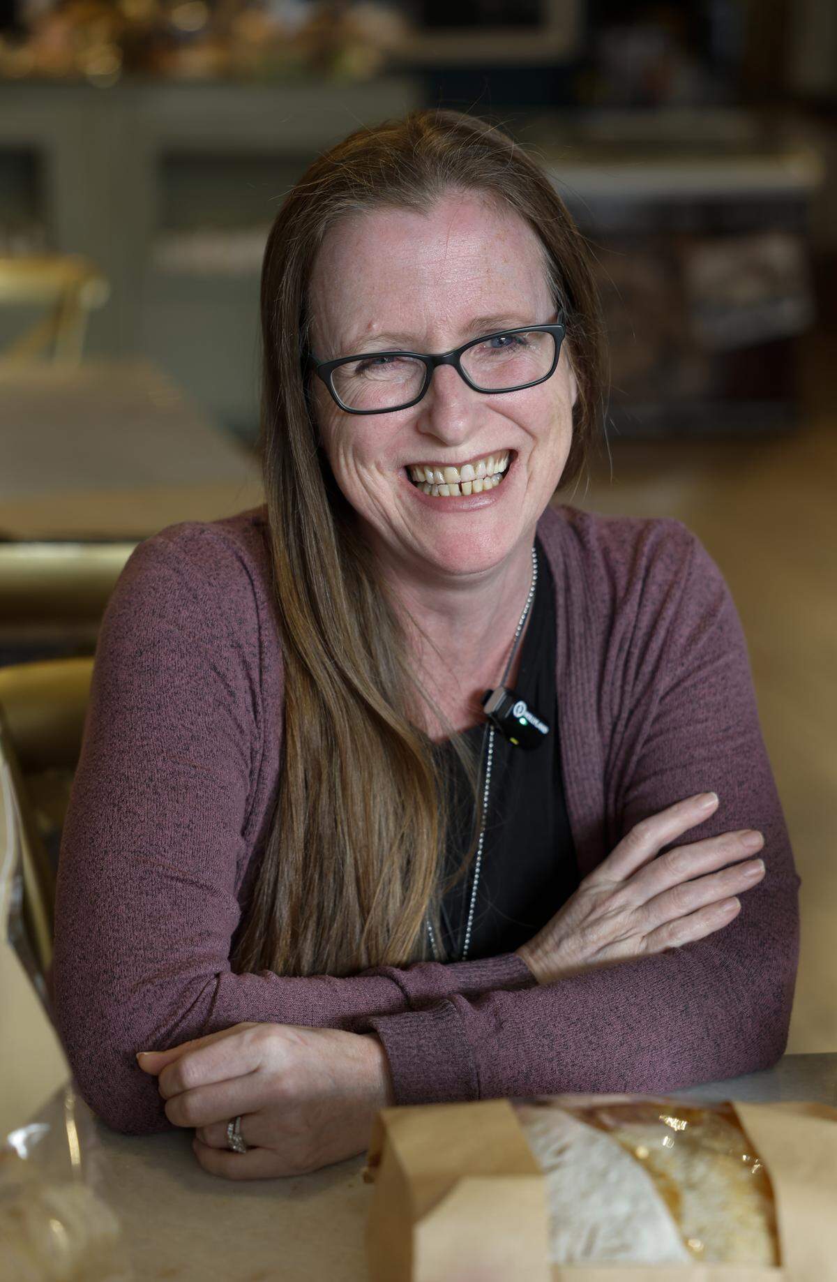 Keli Kloss, pictured Jan. 21, 2026, is the owner of Mon Petit Pain, a bakery in Opelika, Alabama.