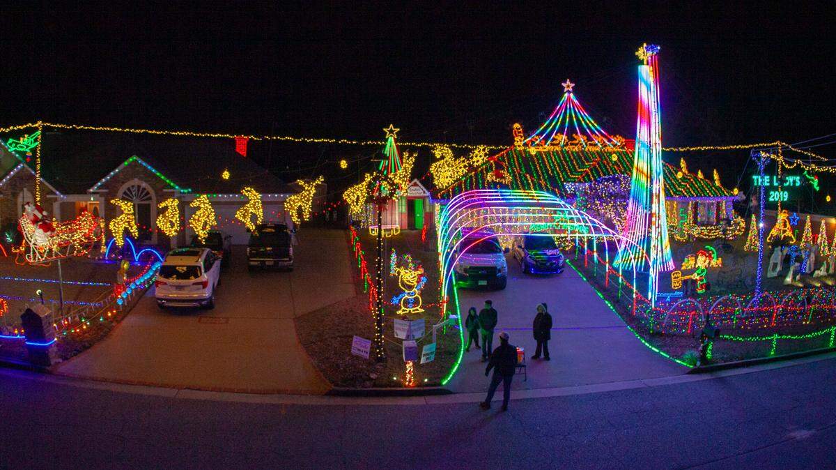 The Ludy’s Christmas Lights Spectacular will be open this season every night, 6 to 9:30 p.m., from Thanksgiving through New Year’s Eve at 5784 Ironstone Drive in Columbus. The display is free for folks to watch, but Ludy welcomes donations as a fundraiser for the St. Jude Children’s Research Hospital.