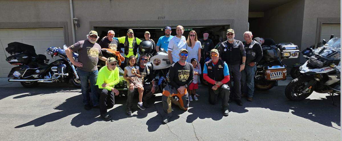 The Miracle Riders made a delivery to Joy Sautter in Sandy, Utah, during their 2026 trip. The Miracle Ride is a 9,300-mile motorcycle ride from Columbus through 16 states to raise awareness and money for Columbus State University’s College of Education & Health Professions.