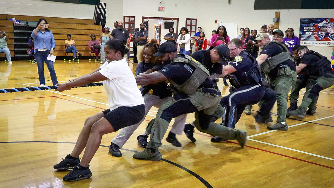 Why 10 convoys of police fanned out in Columbus for connection — and fun