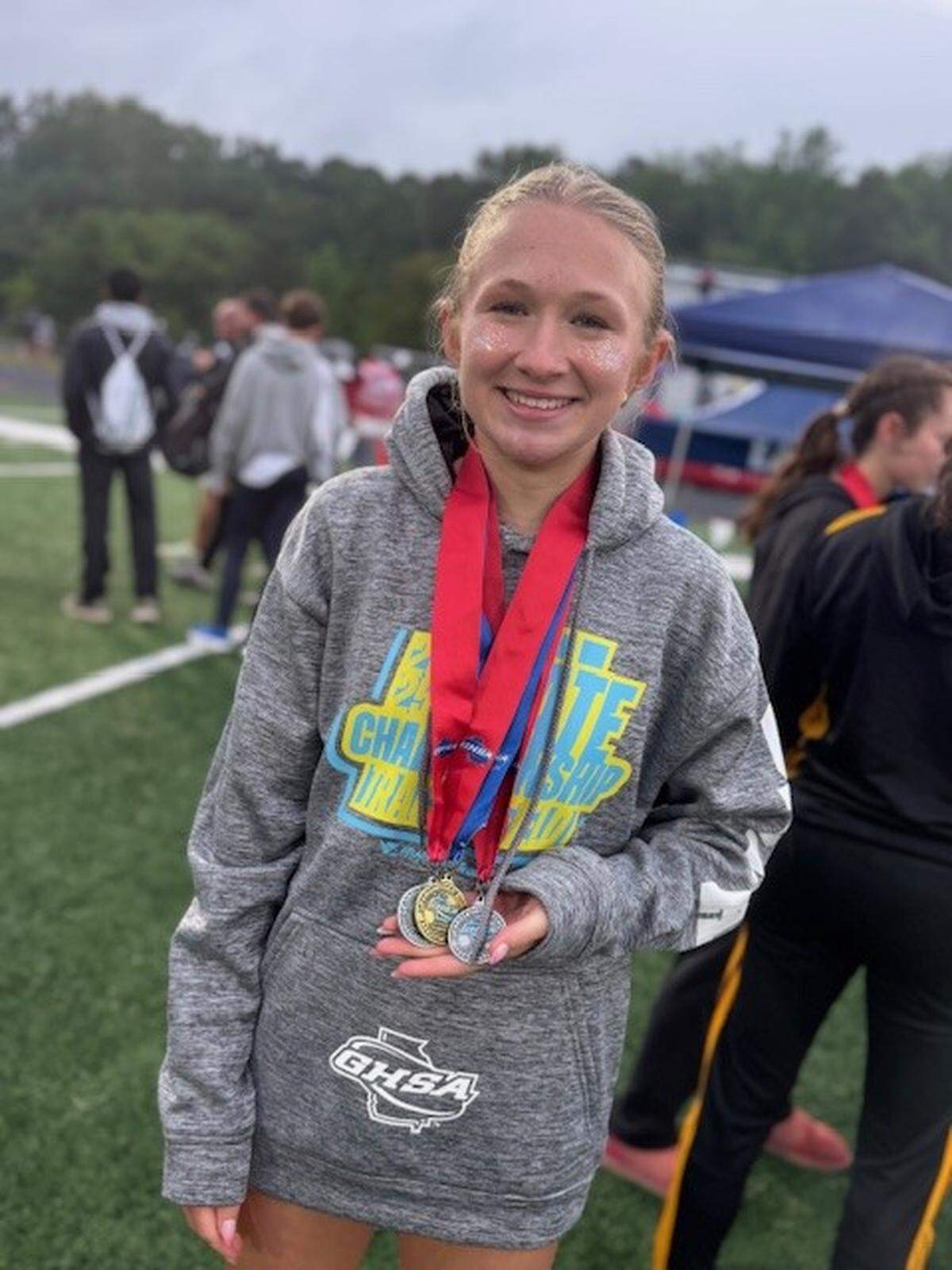 Harris County High School senior Effie Ward is a three-time Georgia High School Association state champion in long-distance running events.