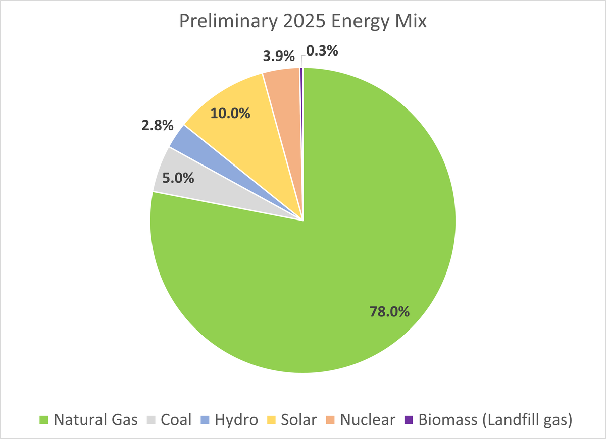 Flint Energies Electric Membership Co-op energy portfolio