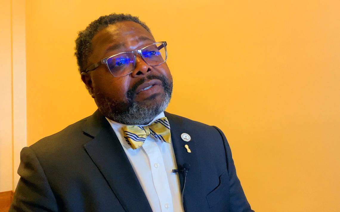 State Rep. Teddy Reese (D-Columbus) is the executive director of the Office of Poverty Reduction in Columbus. 03/07/2025