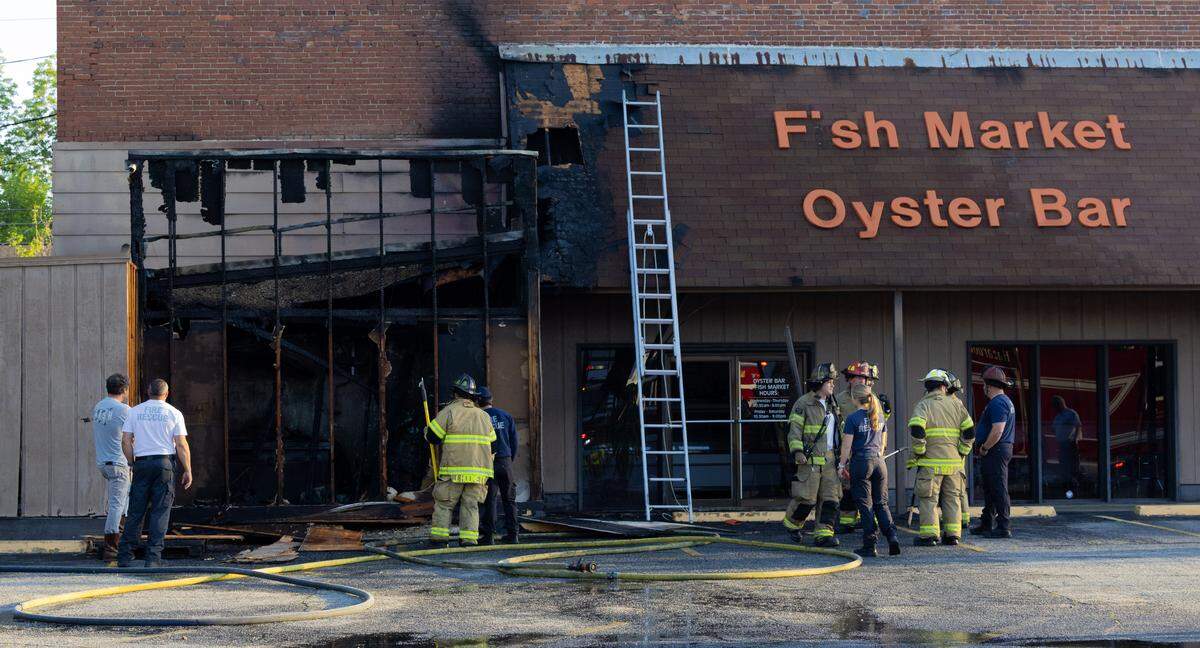 A fire April 15, 2026, at Rosehill Seafood, 2621 Hamilton Road in Columbus, has been put out, and a suspect has been arrested and charged with arson, according to Columbus Fire & EMS Deputy Chief Daniel Macon.