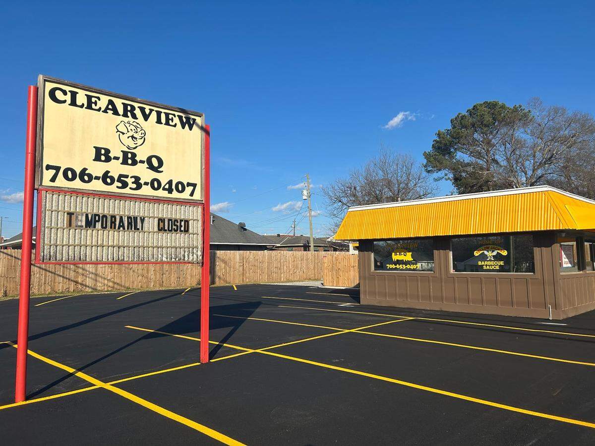 Clearview BBQ is at 4222 River Road in Columbus.