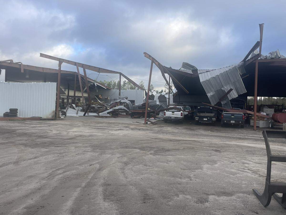 In addition to crop destruction, the Corbett Brothers’ farm headquarters, just south of Valdosta, was destroyed from Hurricane Helene on Sept. 27.