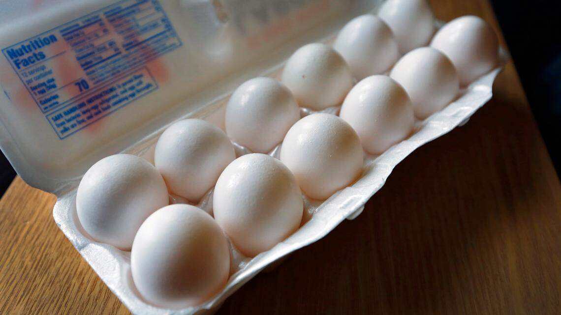 The latest price for a carton of large eggs in California averaged $5.62 a dozen last week, according to the U.S. Department of Agriculture.