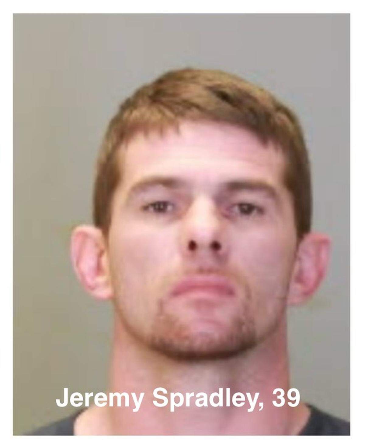 Jeremy Spradley, who is considered to be a suspect in connection with a double shooting that occurred Friday morning in the 1700 block of Rollins Way in Columbus.