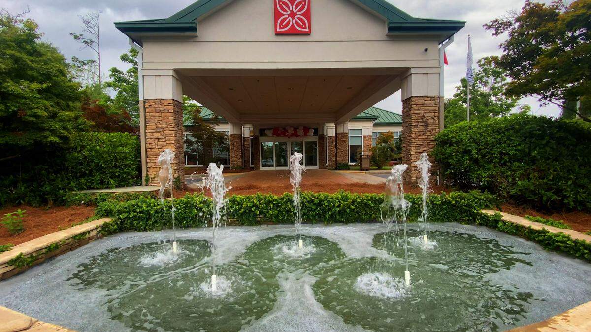 The Hilton Garden Inn, inside Brookstone Centre Office Park at 1500 Bradley Lake Blvd in Columbus, Georgia, hosted a grand re-opening ceremony Thursday, July 25, 2024. 07/25/2024