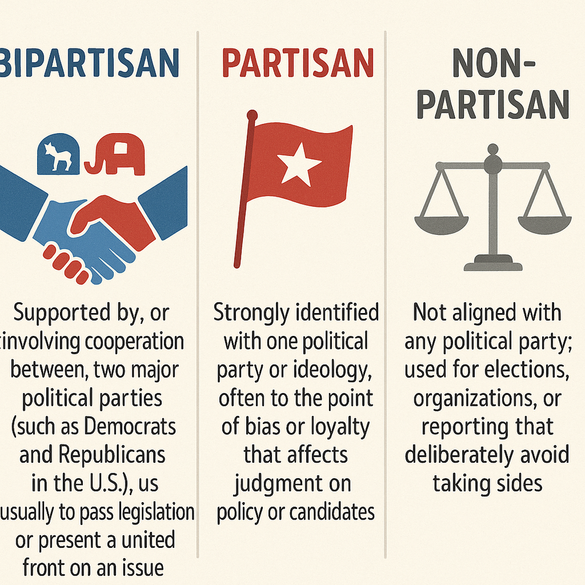 Partisan defintitions