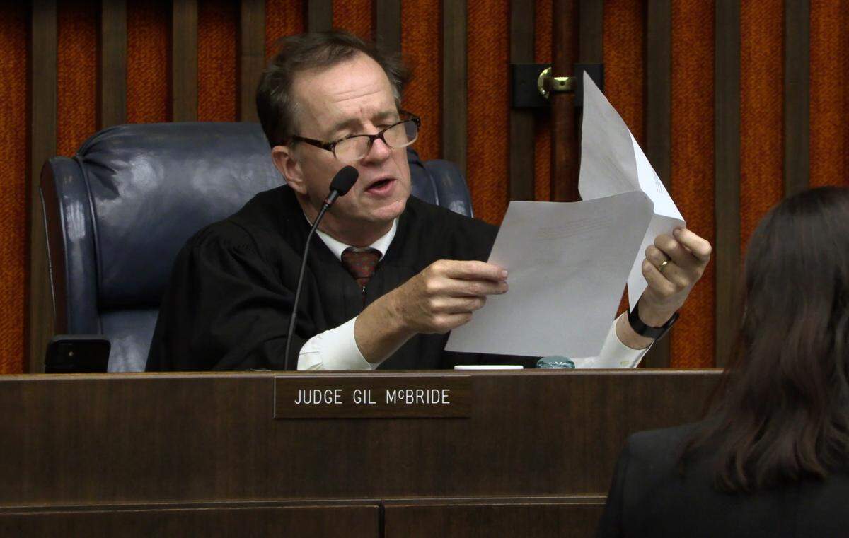 Superior Court Judge Judge Gil McBride sentenced Curtis “Baby C” Williams III and Jeffery “Red” Flakes Jr. Tuesday afternoon. 11/08/2022