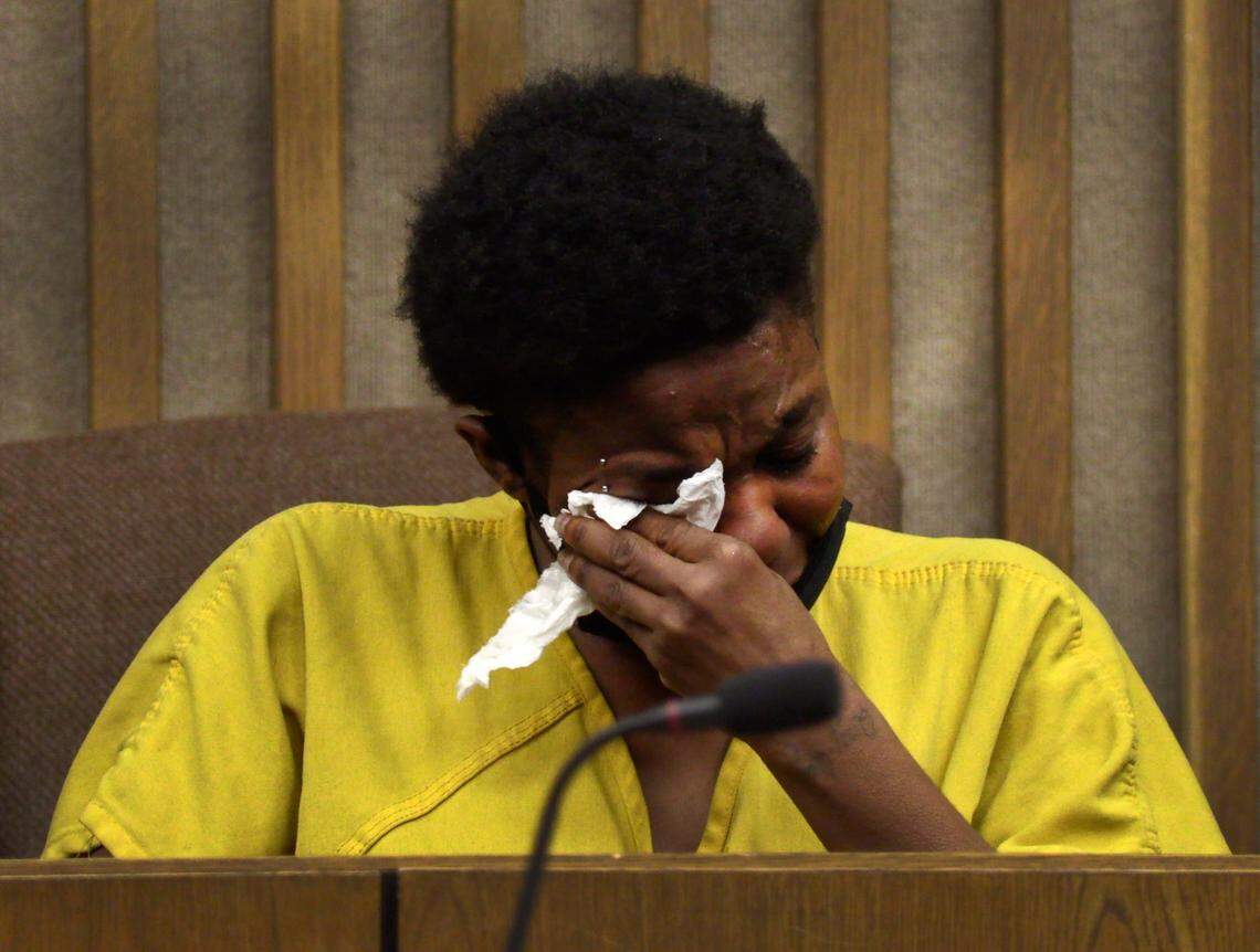 Erica Streeter testified Thursday morning her brother-in-law Demetrius Johnson killed her boyfriend Jermaine Williams over a drug deal in 2018. Johnson, 30, is charged with murder, aggravated assault, and using a gun to commit a crime.