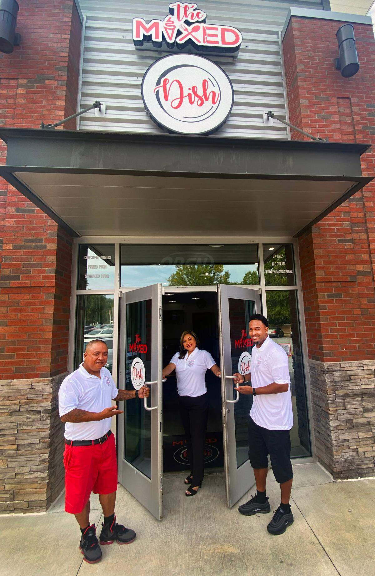 From left, Mak Son, Tenny Ball, and Charles Ball are the new owners of The Mixed Dish in Columbus, Georgia.