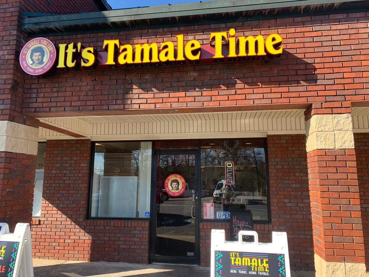 A picture of the exterior of It’s Tamale Time on Pierce Road in Phenix City.