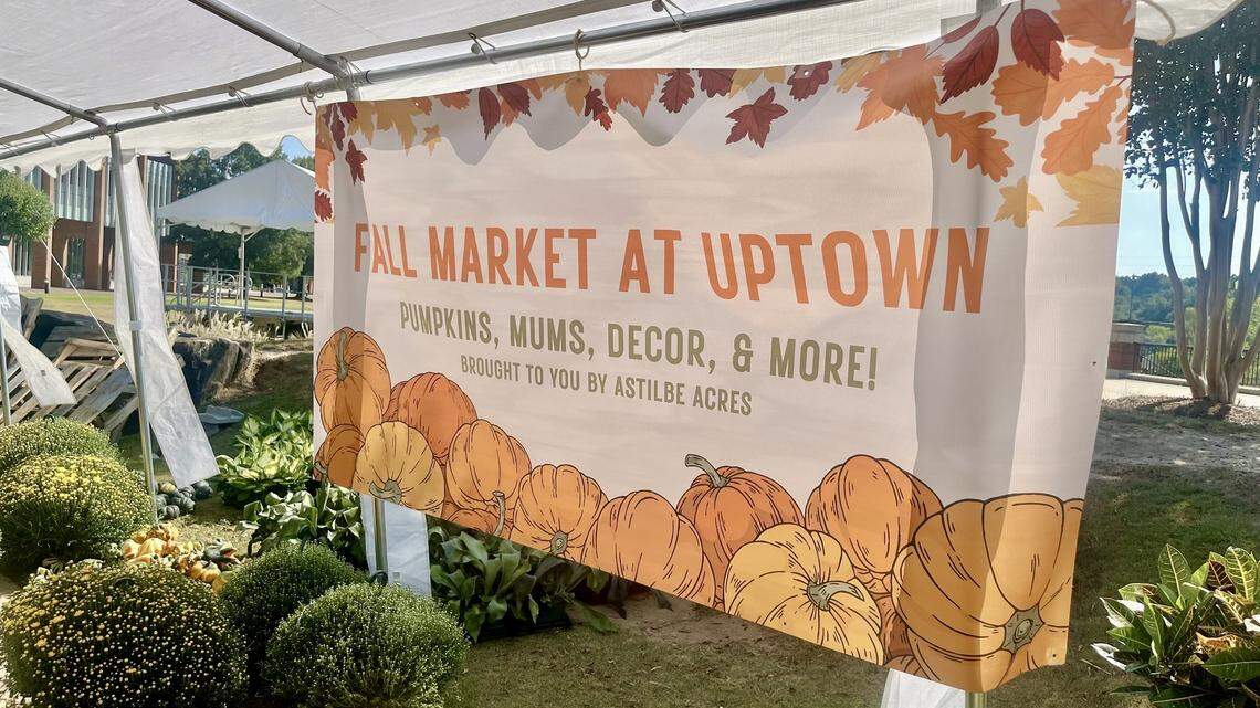 Uptown Columbus hosts new fall market, scarecrow decorating, food truck festival