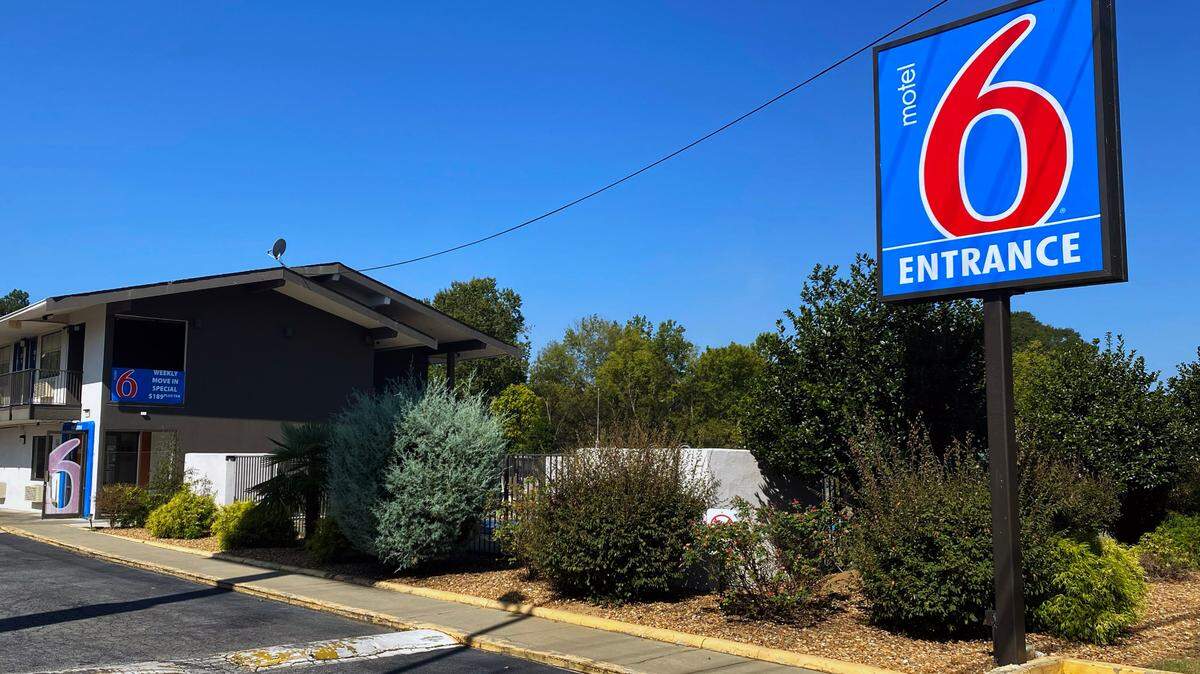 The Motel 6 at 3050 Victory Drive in Columbus, Georgia.