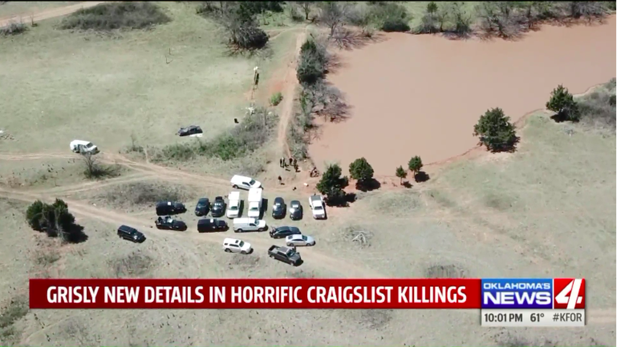 Jarron Moreland and Alize Smith were killed during a gun sale organized on Craigslist, police say. The bodies were found in the bottom of a pond and dismembered. Kevin Garcia-Boettler, his brother, and 2 others were charged.
