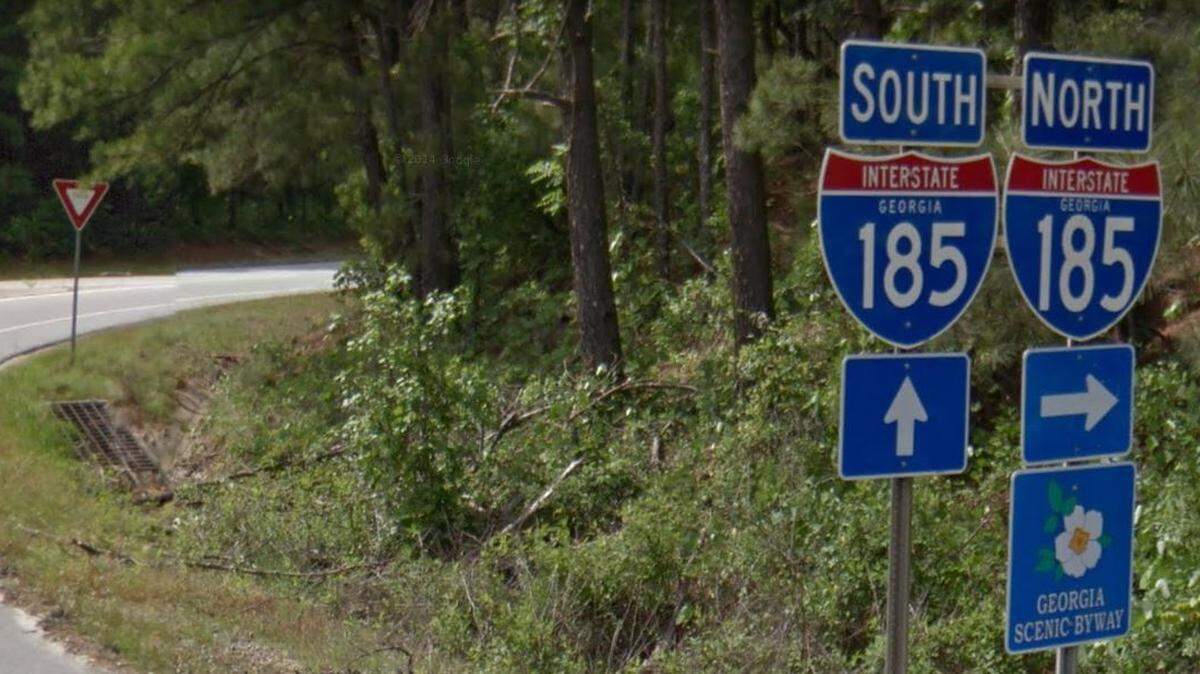 Interstate 185 runs from the boundary of Fort Benning north through Columbus and Harris County and into Troup County, where it connects with Interstate 85, which takes motorists north to Atlanta and south to Montgomery, Ala. --