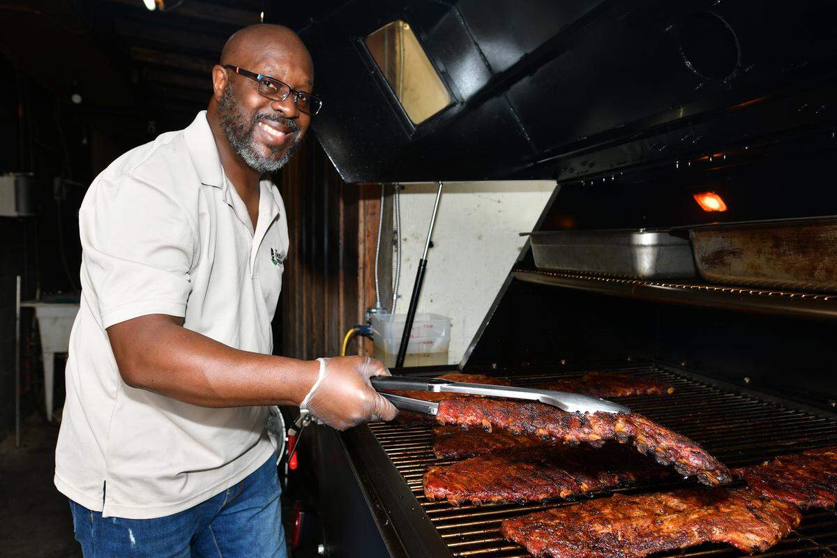 Prathan Powell is the pitmaster behind The Emeralds Touch BBQ, winner of the Ledger-Enquirer’s BBQ bracket. Powell has also been the pastor at World Changes Tabernacle for 30 years. 05/20/2022