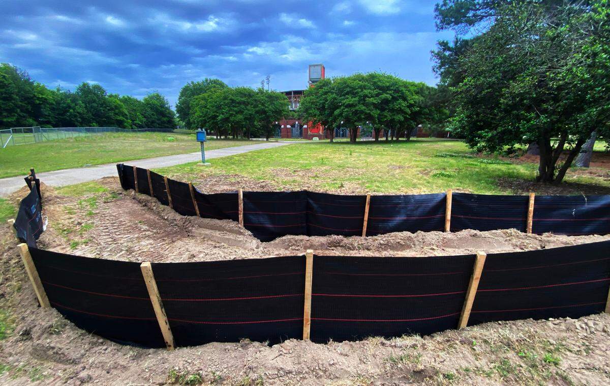 The city of Columbus has shared a tree plan for the proposed Golden Park redevelopment site. The plan is a a large drawing that shows 73 trees that will eventually be planted after construction is finalized, and after 148 trees that are currently in the ground are removed at the five-acre site. 04/30/2024