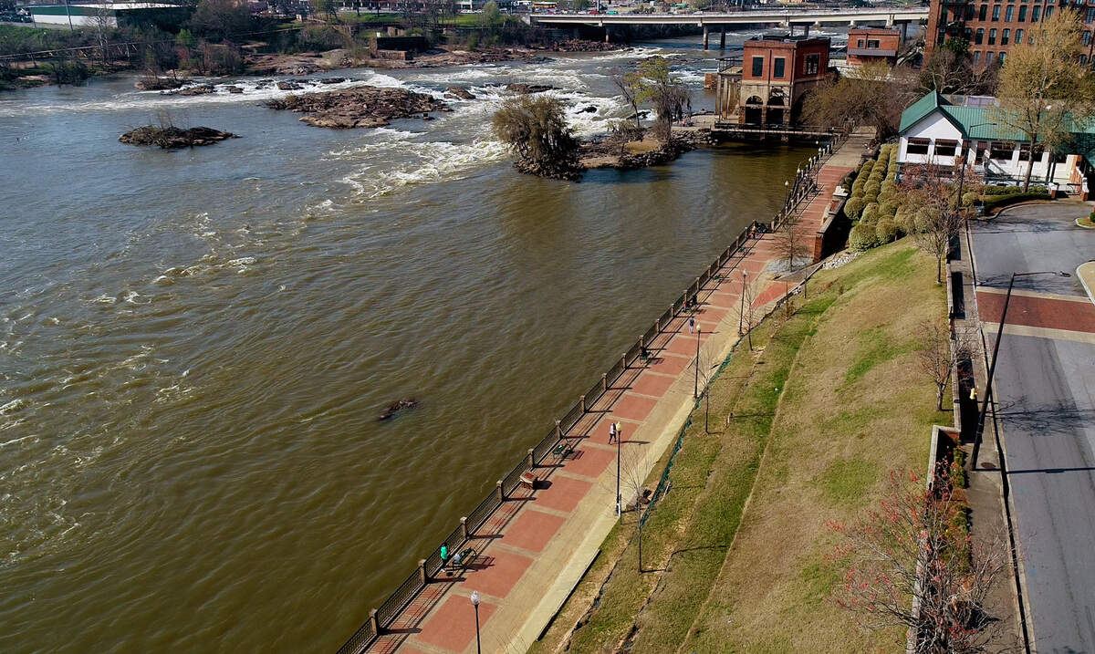A $3.3 million project to address erosion along portions of the Columbus Riverwalk will also give people more places to sit near the water. A concrete wall will be erected, and between the new wall and the river, stadium and artificial turf sitting areas will be installed on a portion of the riverwalk behind the Synovus building. The work will close portions of the riverwalk and Bay Avenue. 03/21/2022