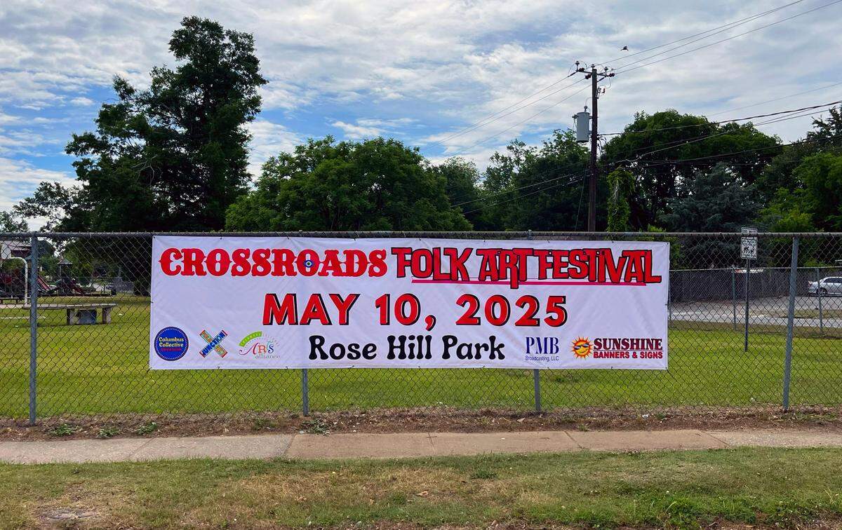 Columbus Collective Museums is hosting the inaugural Crossroads Folk Art Festival on May 10, 2025, at Rose Hill Park in Columbus.