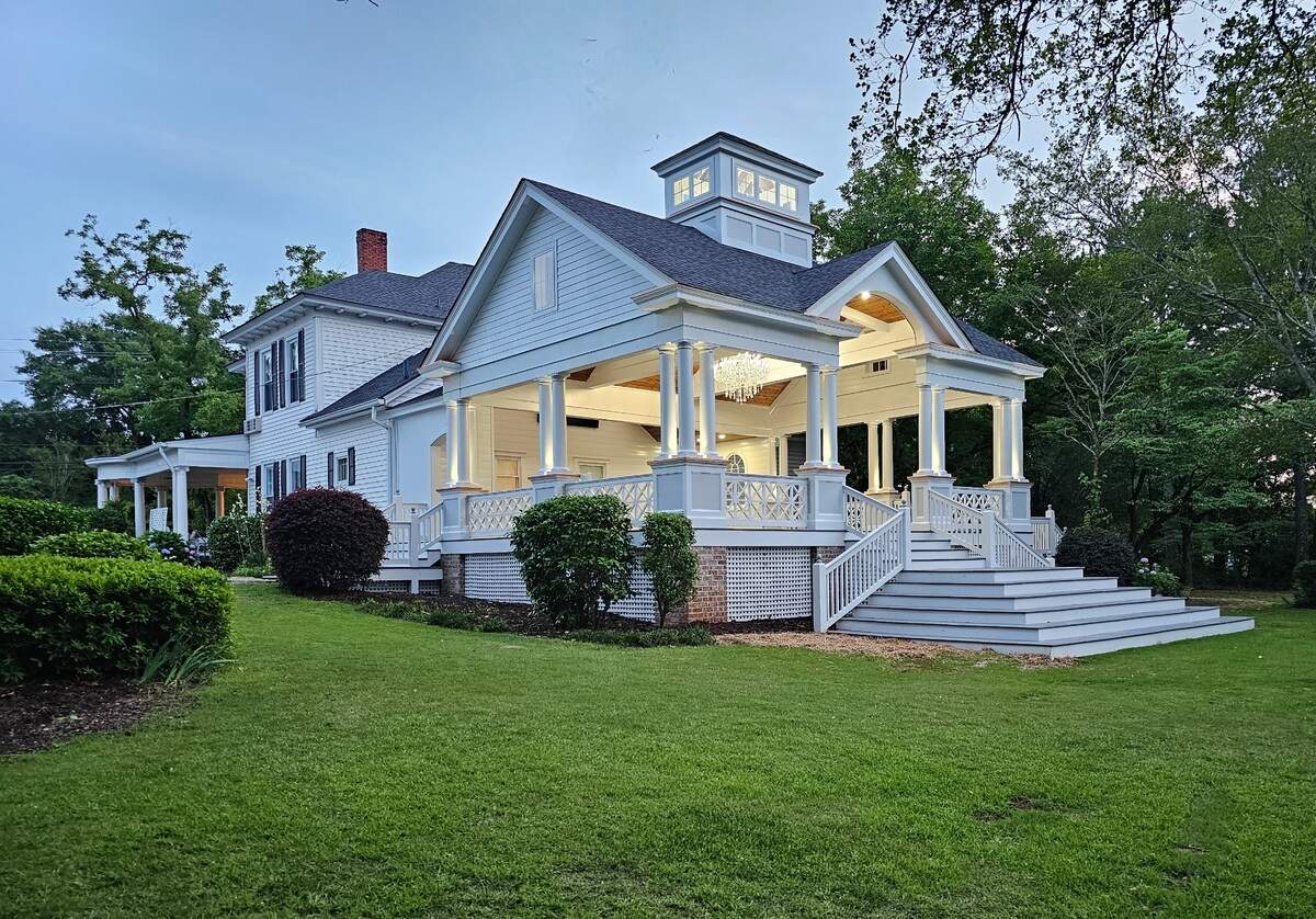 The Woodall House is set on more than two acres in Thomaston, Georgia.