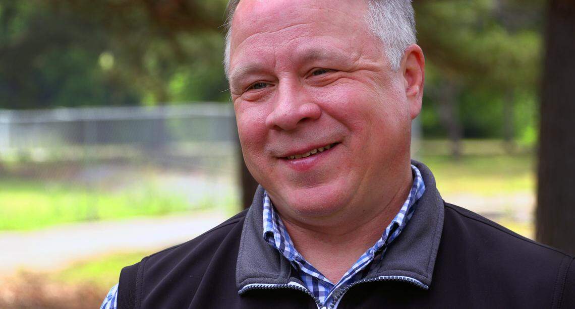 Pete Laven, the general manager for Columbus Baseball, answers questions about the redevelopment of Golden Park in Columbus, Georgia. 04/17/2024