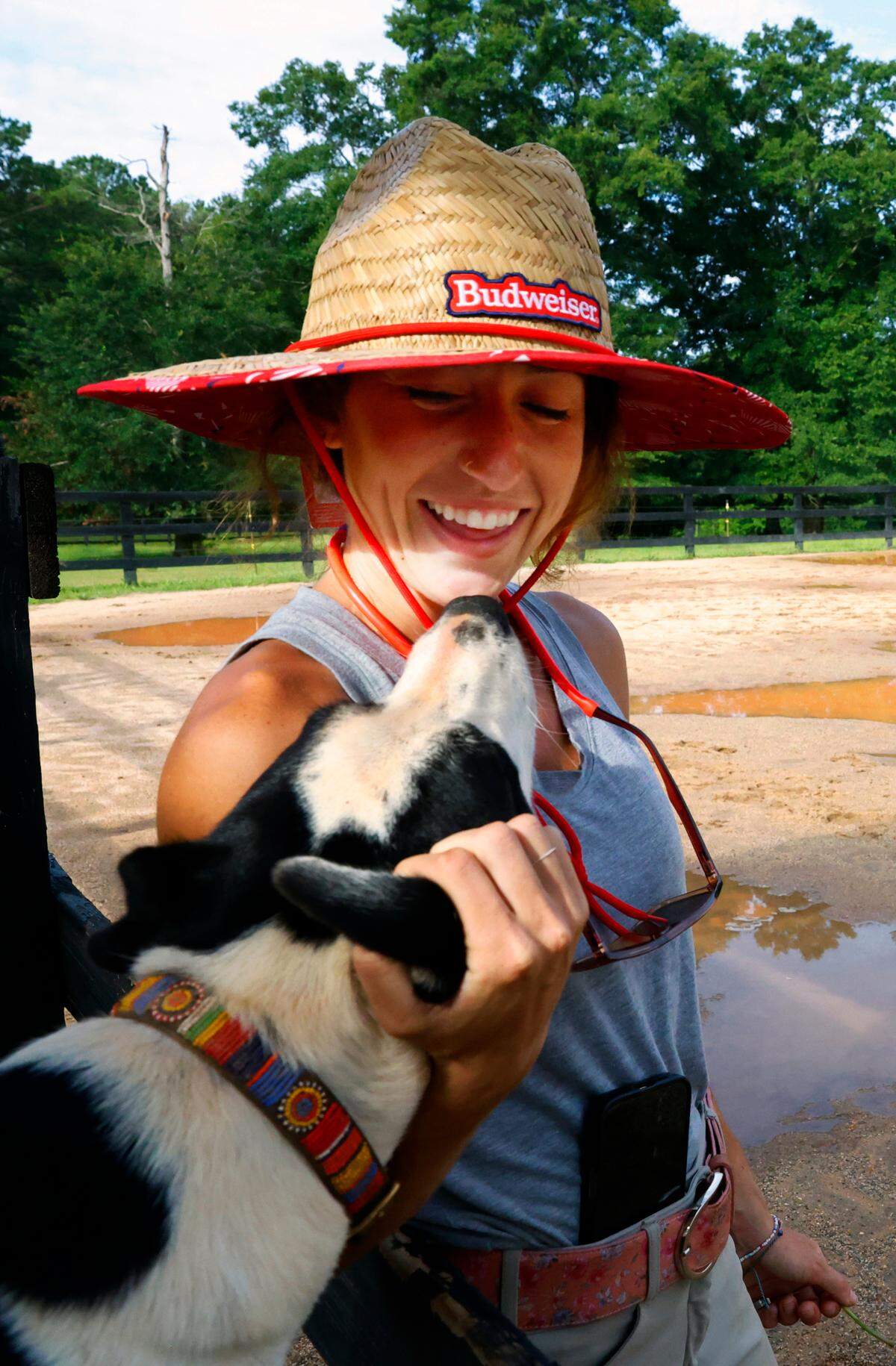 Olivia Oney is a riding instructor, horse trainer, and the owner of Double O Sporthorses, in Hamilton, Georgia.