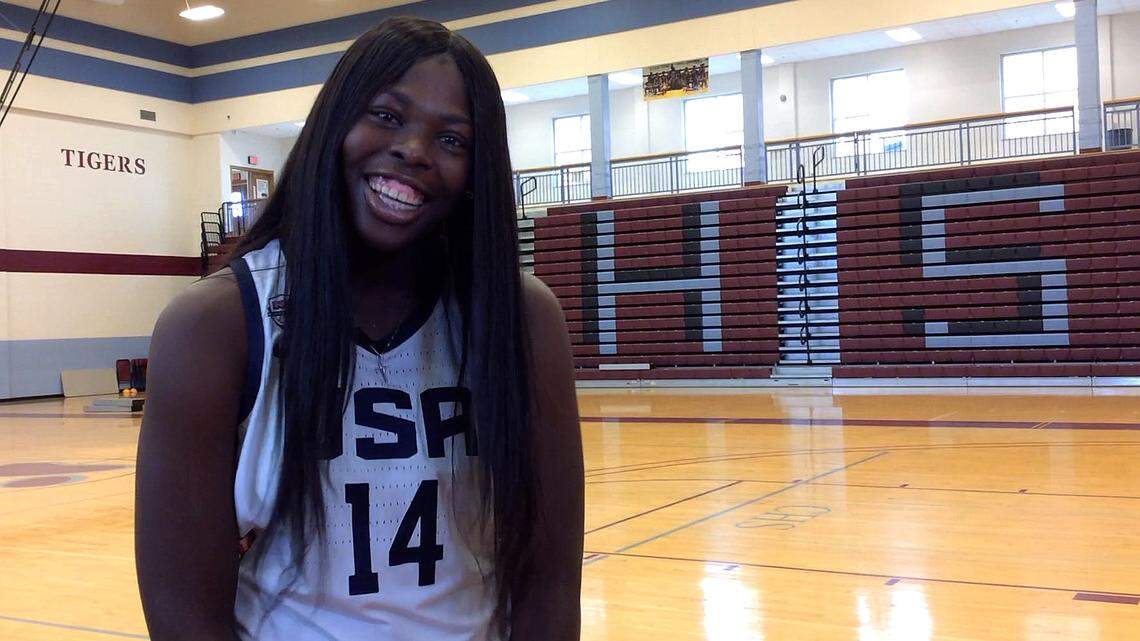 Her mom played in the WNBA, her dad in the NFL. This Carver hoops player is a star herself.