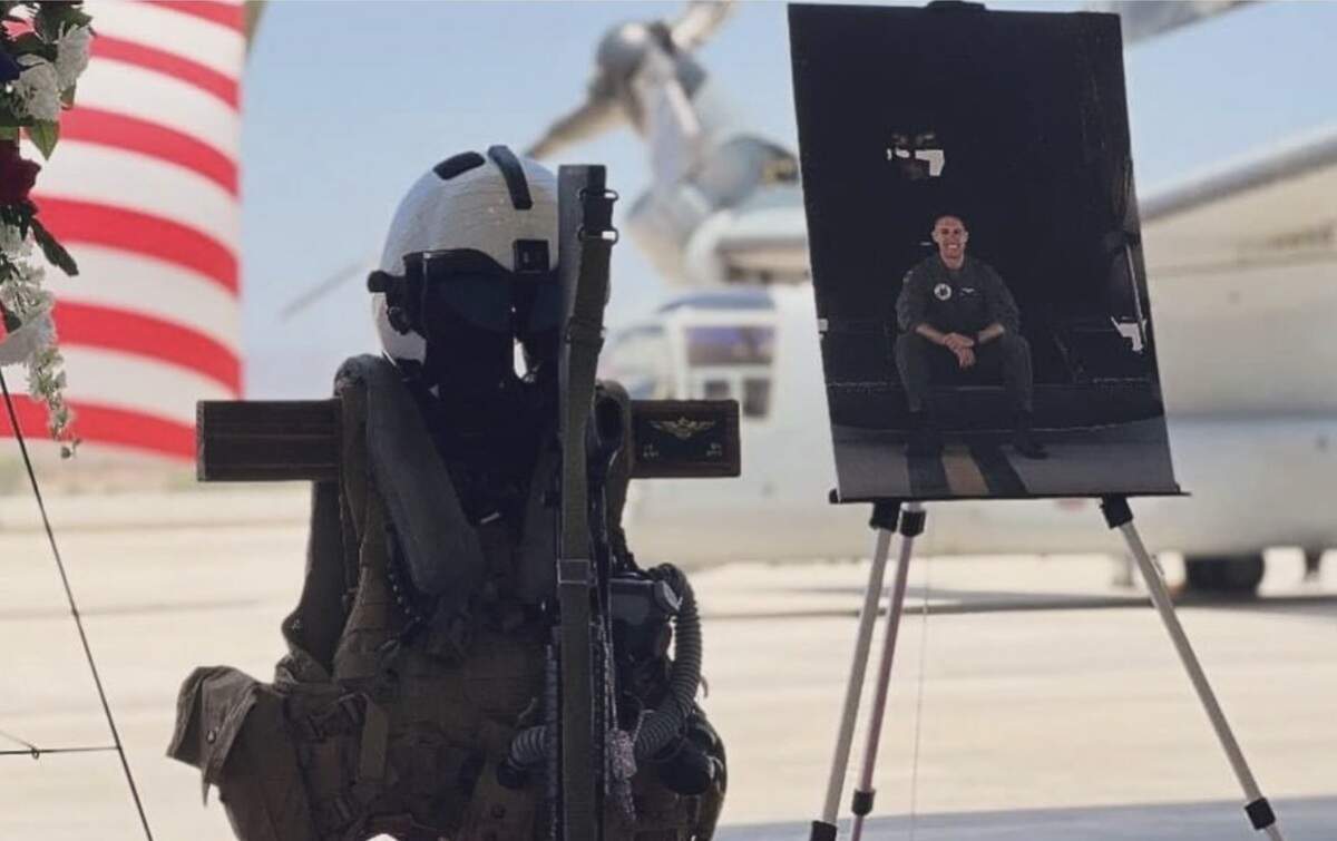U.S. Marine Capt. John Sax died in an aviation accident June 2022. His wife, Columbus resident Amber Sax, started the Capt Sax Foundation after his death to honor his legacy and continue sharing his story.